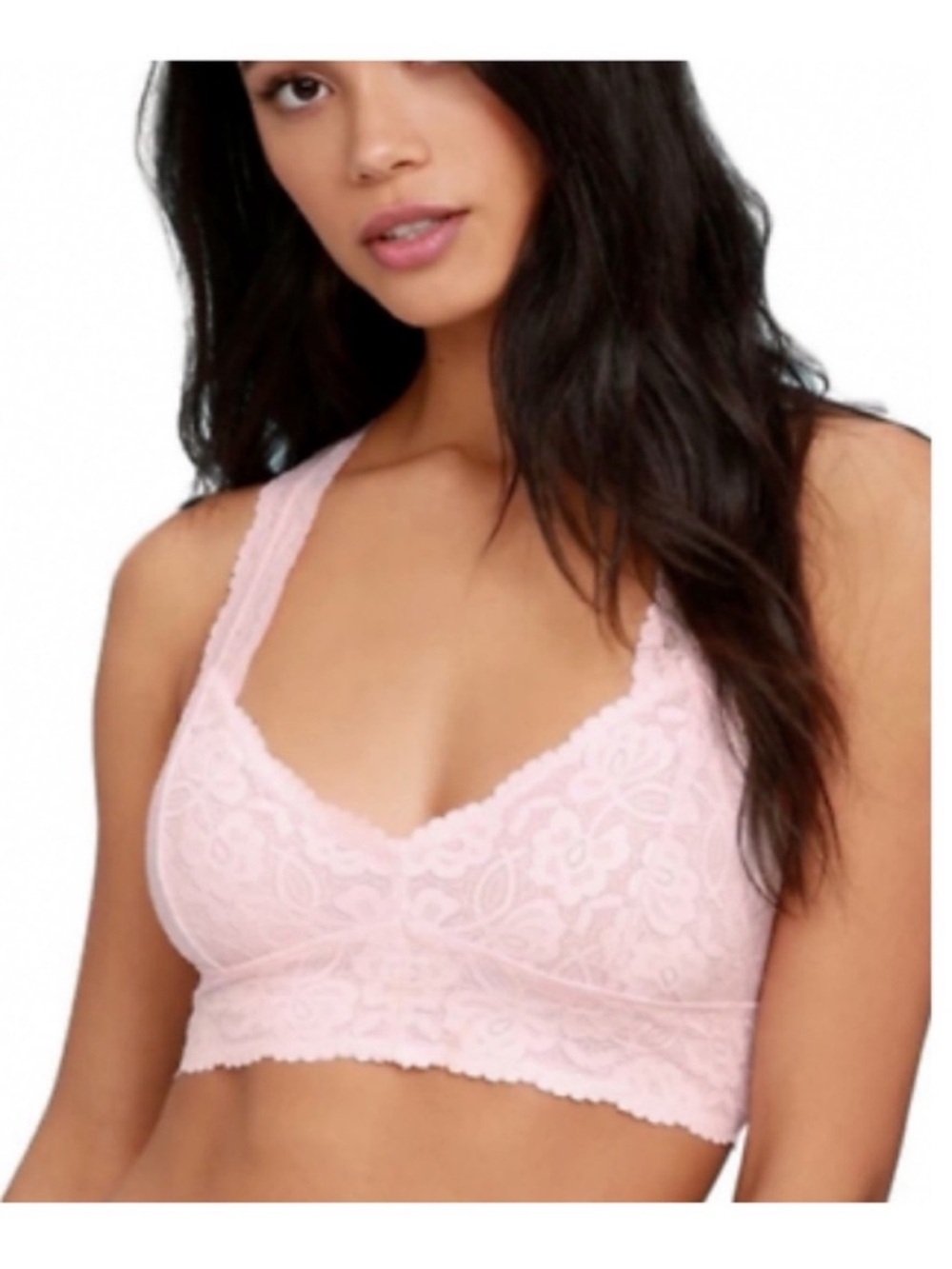 Free People Lace Bralette - Light Pink